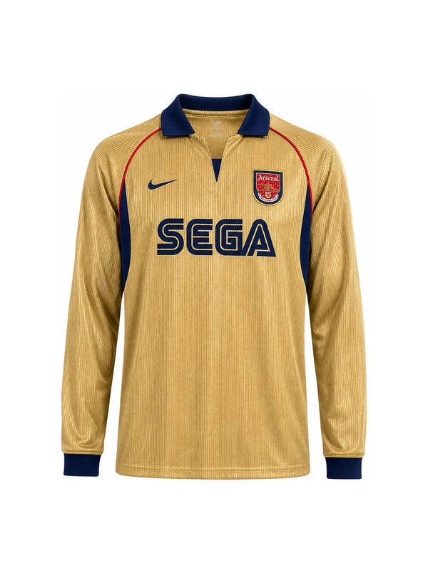 Arsenal Jersey Retro Away Long Sleeve 2001 - frente