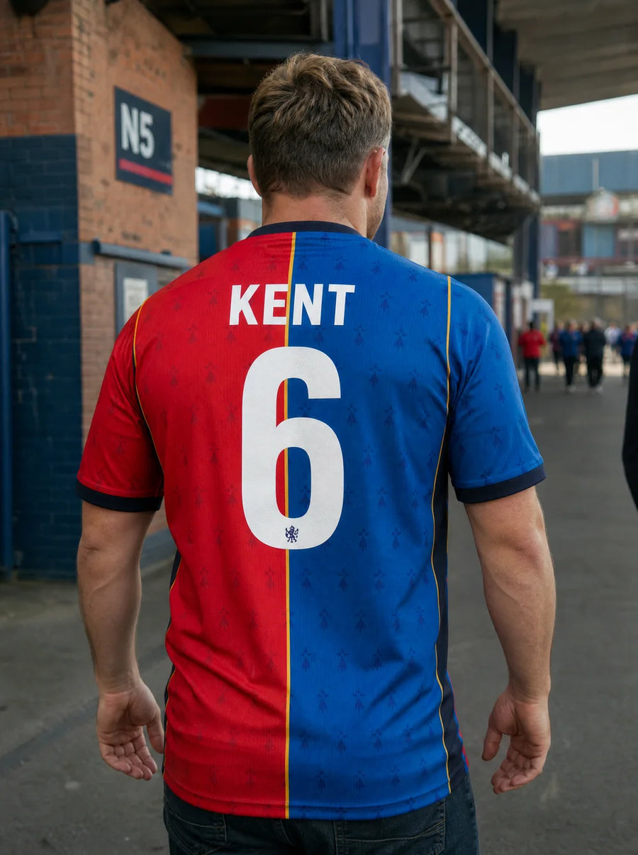 Name and number printed free — KENT 6 on the back.