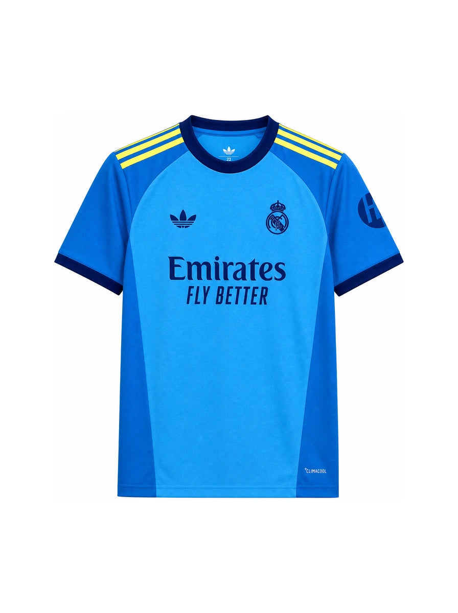 real madrid Jersey Goalkeeper Blue 26/27 front