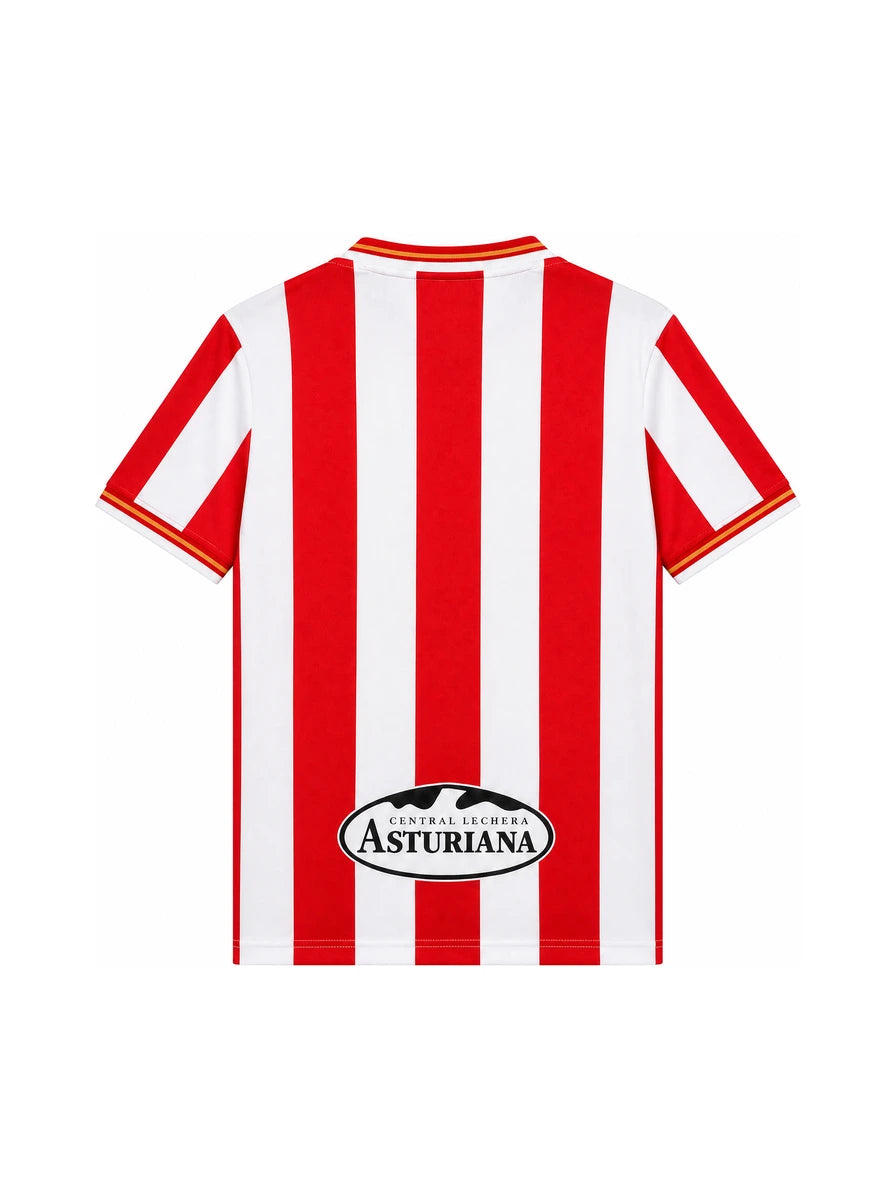 Sporting Gijon Jersey Home 26/27 back