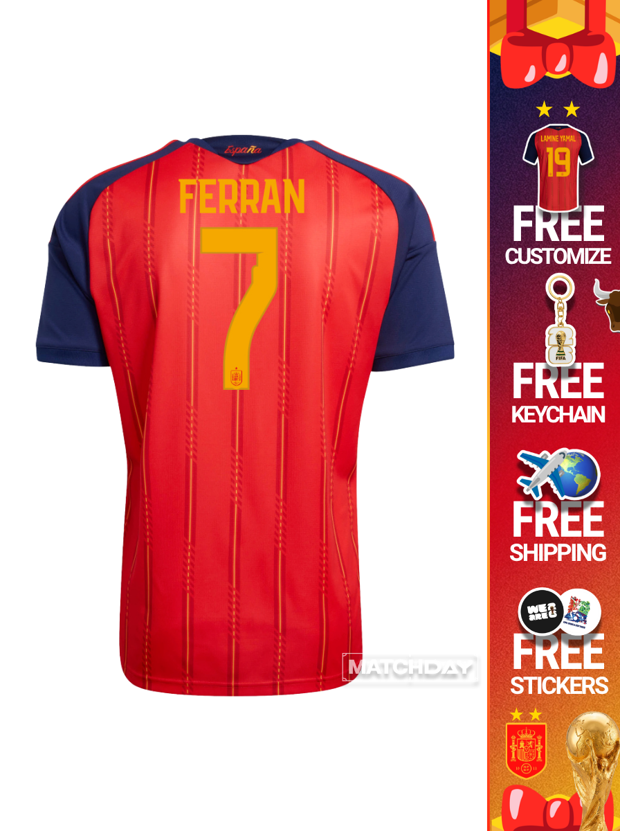 #7 FERRAN Jersey Home WC Champion 2026