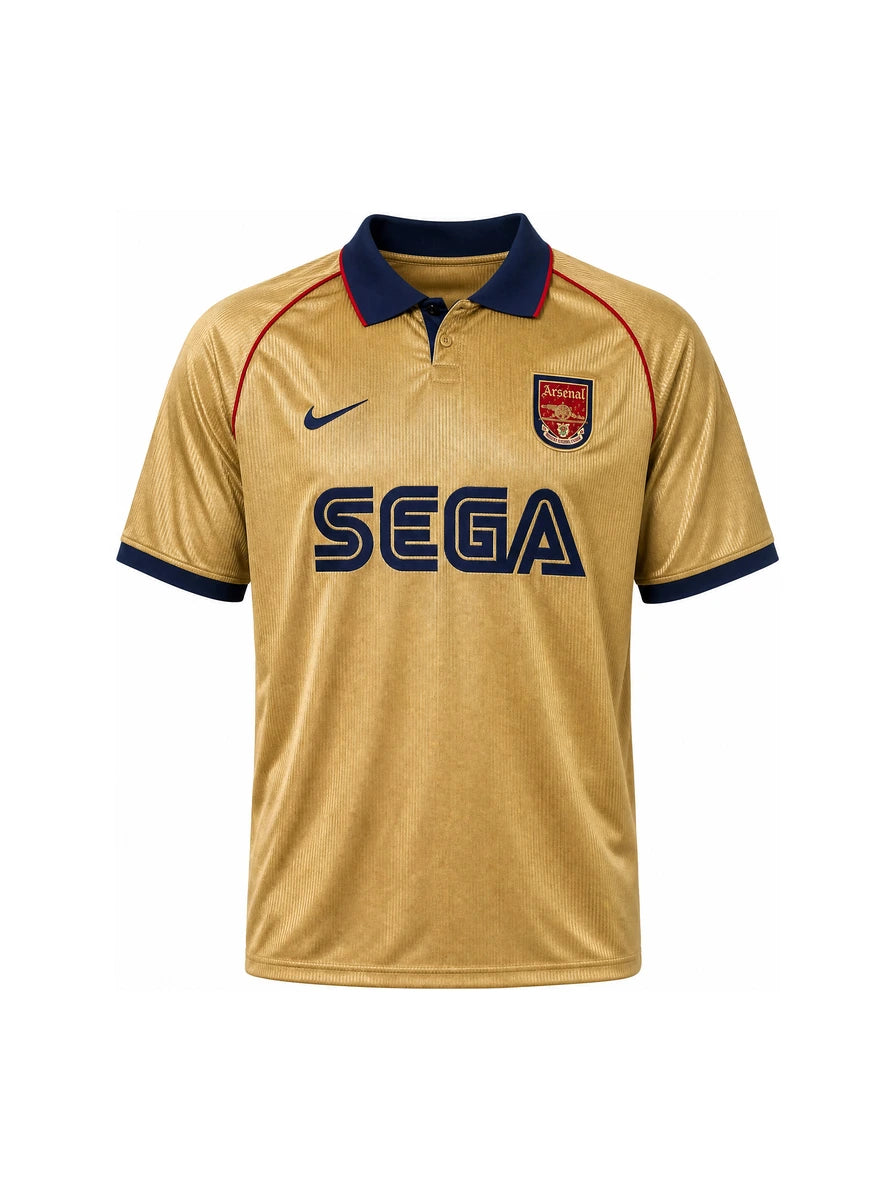 Arsenal Jersey Retro Away 2001 - frente