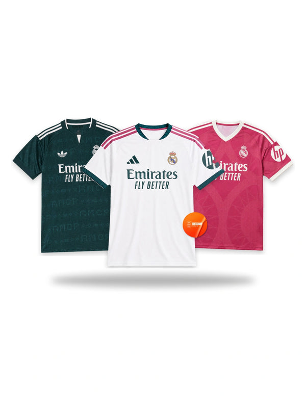 Combo Jerseys Home, Away & Third 26/27