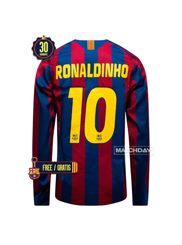#10 RONALDINHO Jersey Retro Home 2005