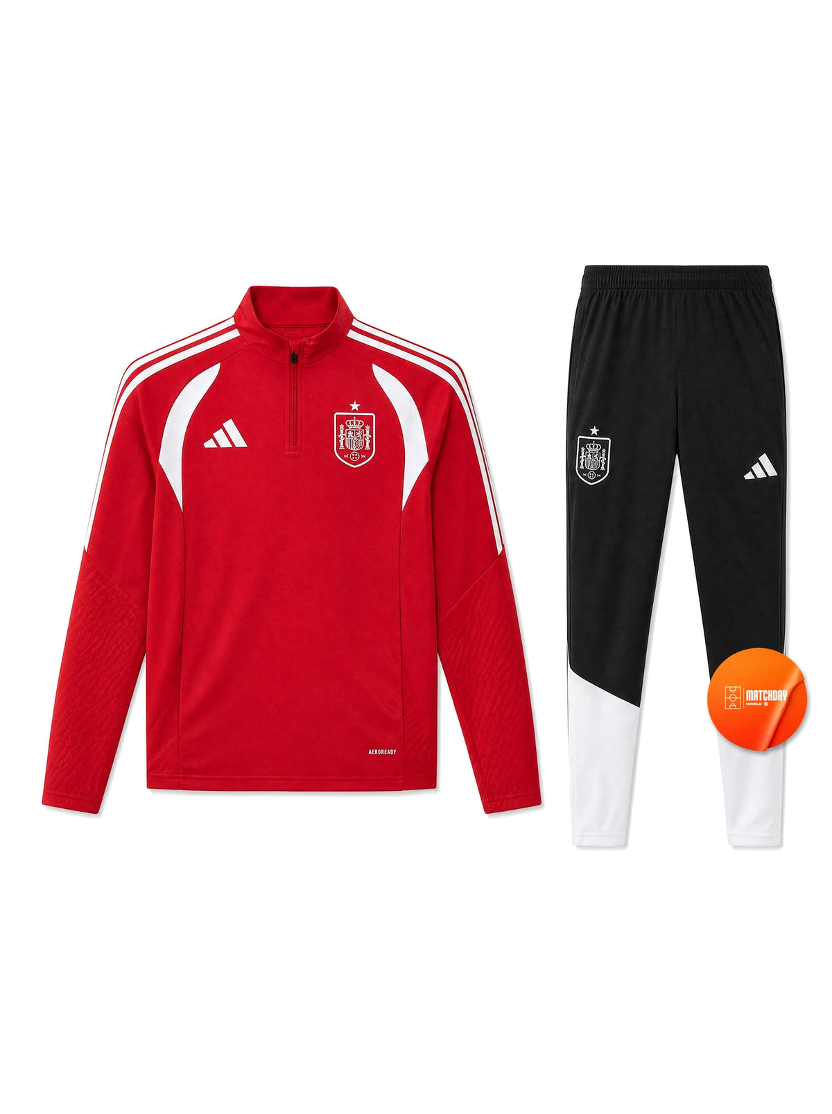 Tracksuit Half Zip Red 26/27