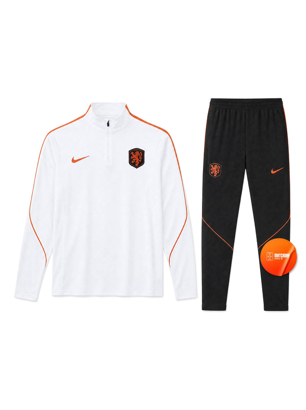 Tracksuit Half Zip White 26/27