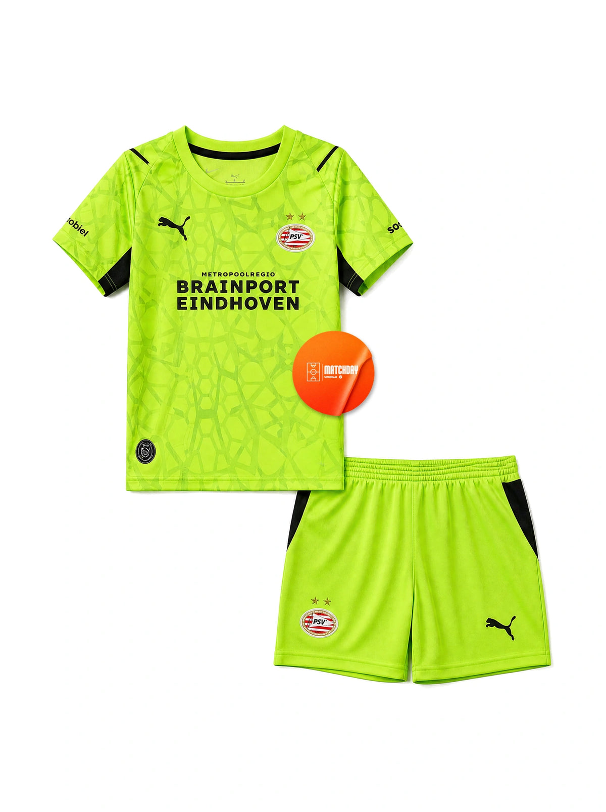 Kids Kit Goalkeeper Light Green 26/27